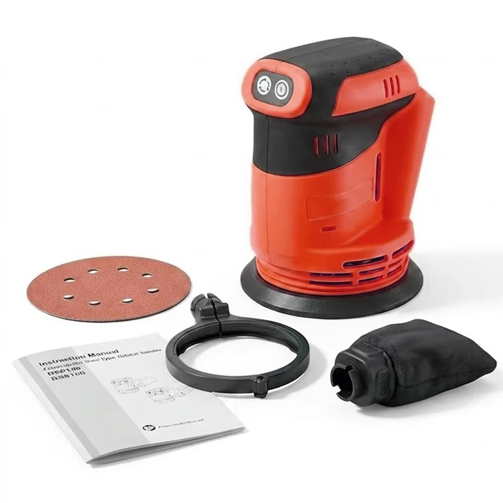 Cordless Random Orbital Sander 125mm Grinder Polishing Electric Grinding Power Tool For Makita/Dewalt/Milwaukee 18V Battery Pin