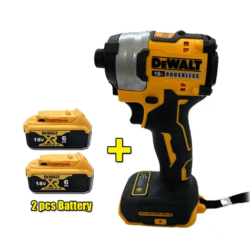 2026 DEWALT DCF850 205N.m Brushless Impact Driver Cordless Screwdriver 18V Rechargeable Electric Impact Drill Power Tools