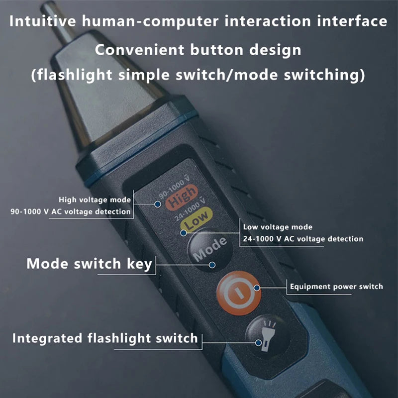 BOSCH GVD 1000-17 Professional Non-contact Voltage Tester IP67 Self-test Dual Voltage Power Tool Accessory