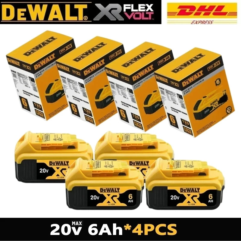 100% Original DeWALT 20V/60V 9.0Ah Power Tool Battery DCB206 DCB205 DCB200 DCF887 DCG405 DCD791 DCF922 DCF850 DCD805 Tool Batter