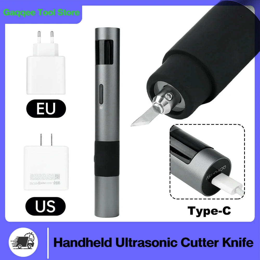 FS-S1 Without Battery Ultrasonic Cutter Knife Multi-Function Handheld Ultrasonic Cutter Type-C DIY Electric Engraving Tool