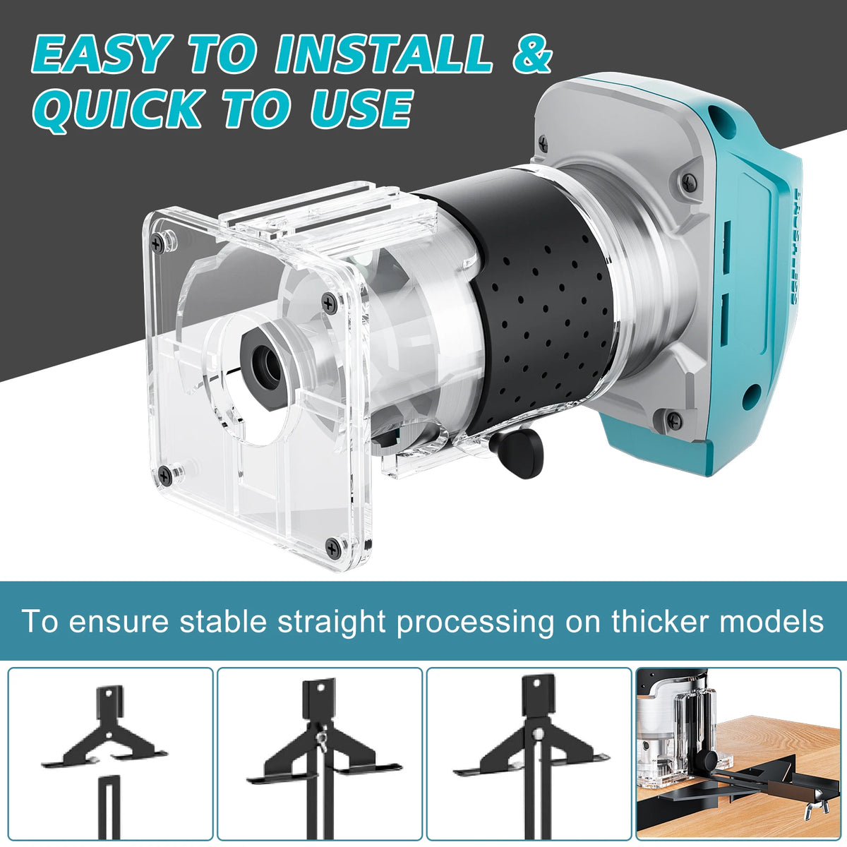 Brushless Cordless Edge Trimmer Machine For Makita 18V Battery Slotting Tool Milling Woodwork Engraving Machine Home DIY Tools