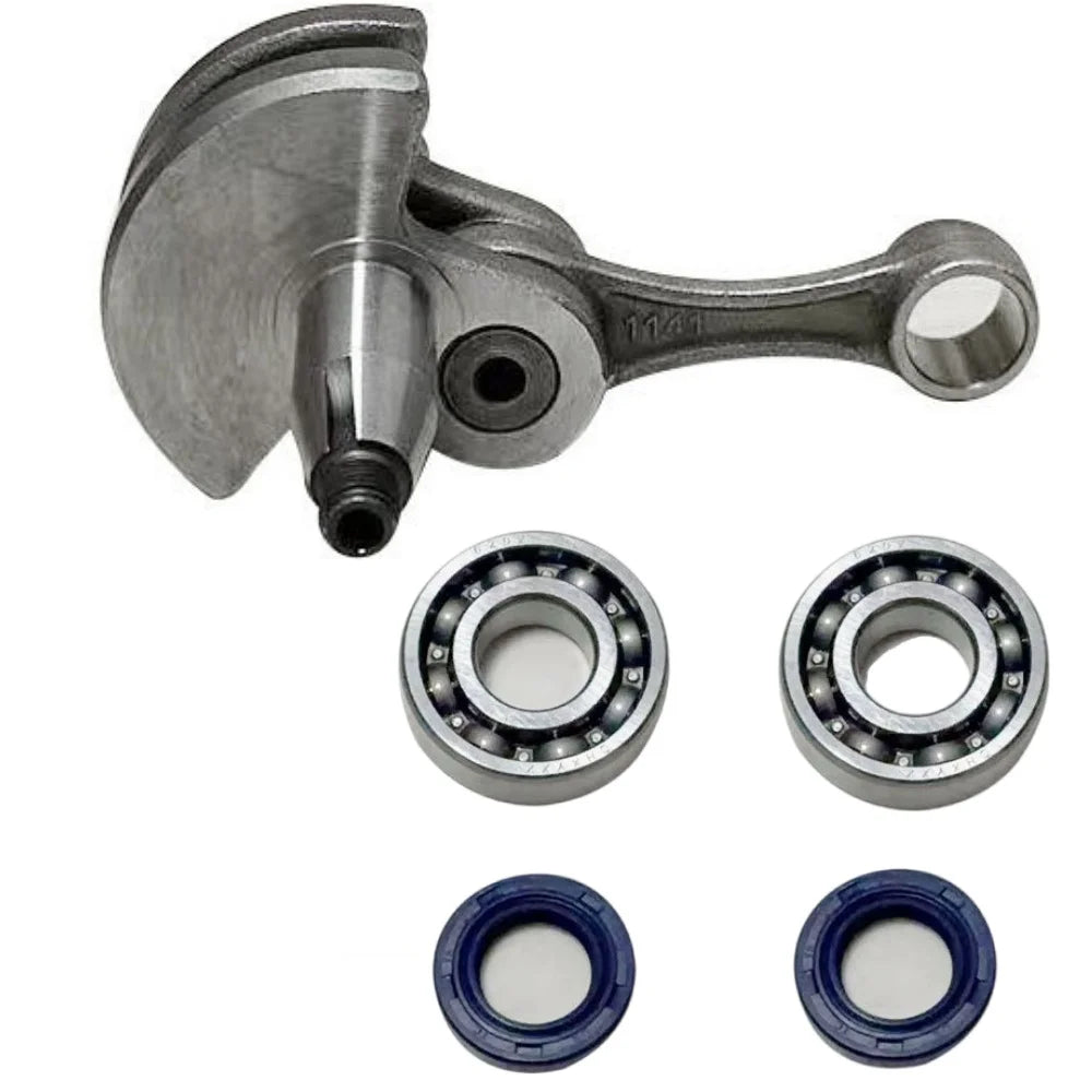 Heavy Duty Crankshaft Crank Shaft Bearings Oil Seals Kit Fit Stihl MS271 MS291 MS 271 MS 291 Replace OEM # 1141 030 0401