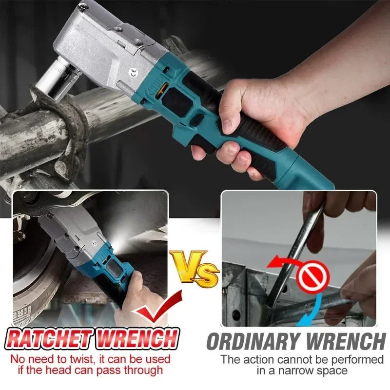 1000NM Brushless Electric Ratchet Wrench 588Vf 1/2'' Ratchet Wrench Set Power Tool Removal Screw Nut for Makita 18V Battery