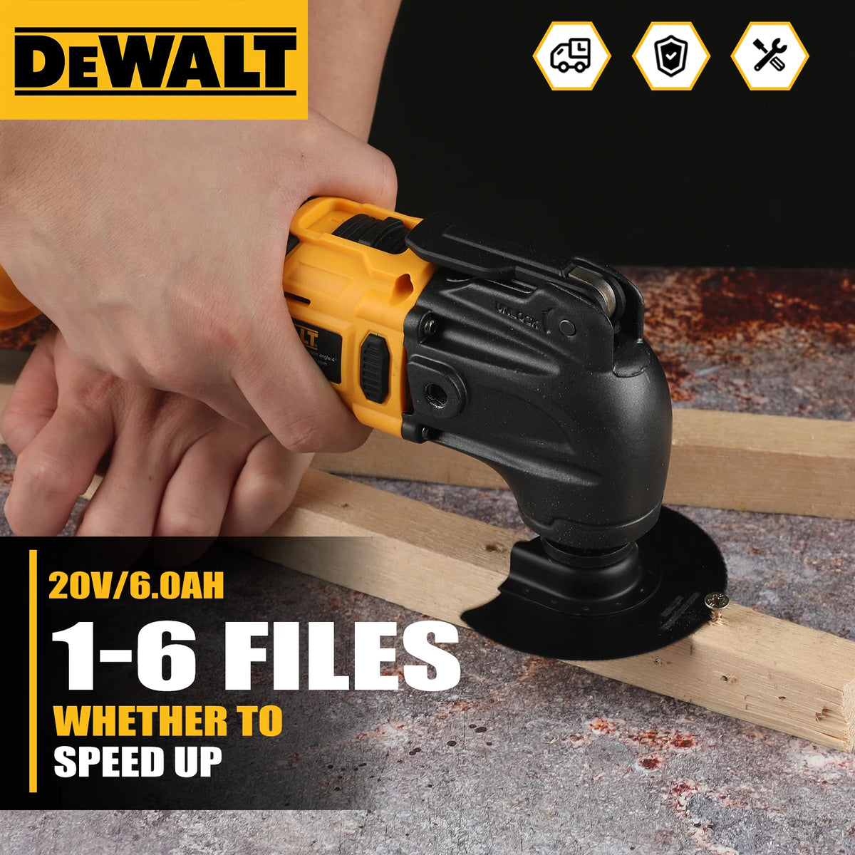 Dewalt New Quick Release Brushless Oscillating Tool Multi Functional Tool Electric Trimmer for Dewalt 20V Battery.DCS375