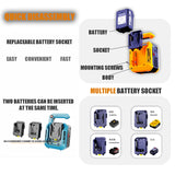 500W Power Inverter for Makita Milwaukee 18V Battery 18V to 120V/220V Pure Sine Wave Inverter with LED Light for Outdoor Camping
