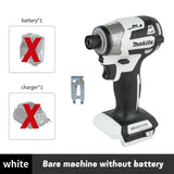Makita 18V DTD173 Cordless Impact Driver LXT BL Brushless Motor Electric Drill Wood/Bolt/T-Mode 180 N·M Rechargeable Power Tools