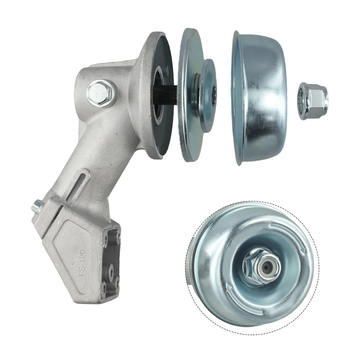 GEAR BOX FOR STIHL FS44 FS65 FS72 FS74 FS75 FS76 FS110R 4137 640 0100 Metal GEAR BOX Lawn Mower Accessories
