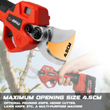 EGOD Brushless 45mm Electric Scissors For Milwaukee 20V Battery Cordless Fruit Tree Bonsai Electric Pruning Shear