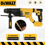 DEWALT DCH263B Cordless Rotary Hammer 3-Mode Drill Hammer Chisel 28mm Concrete SHOCKS D-Handle Tool Only