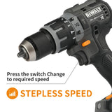 DEWALT DCF85M 18V Brushless Impact Driver 205Nm 3-Speed 101mm Compact 3x LED Ring Bare Tool