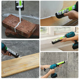 Makita Wireless Glass Windows Electric Glass Glue Gun Cement Glass Adhesive Glue Seal Sealant Filling Sewing Gun For 18V Battery