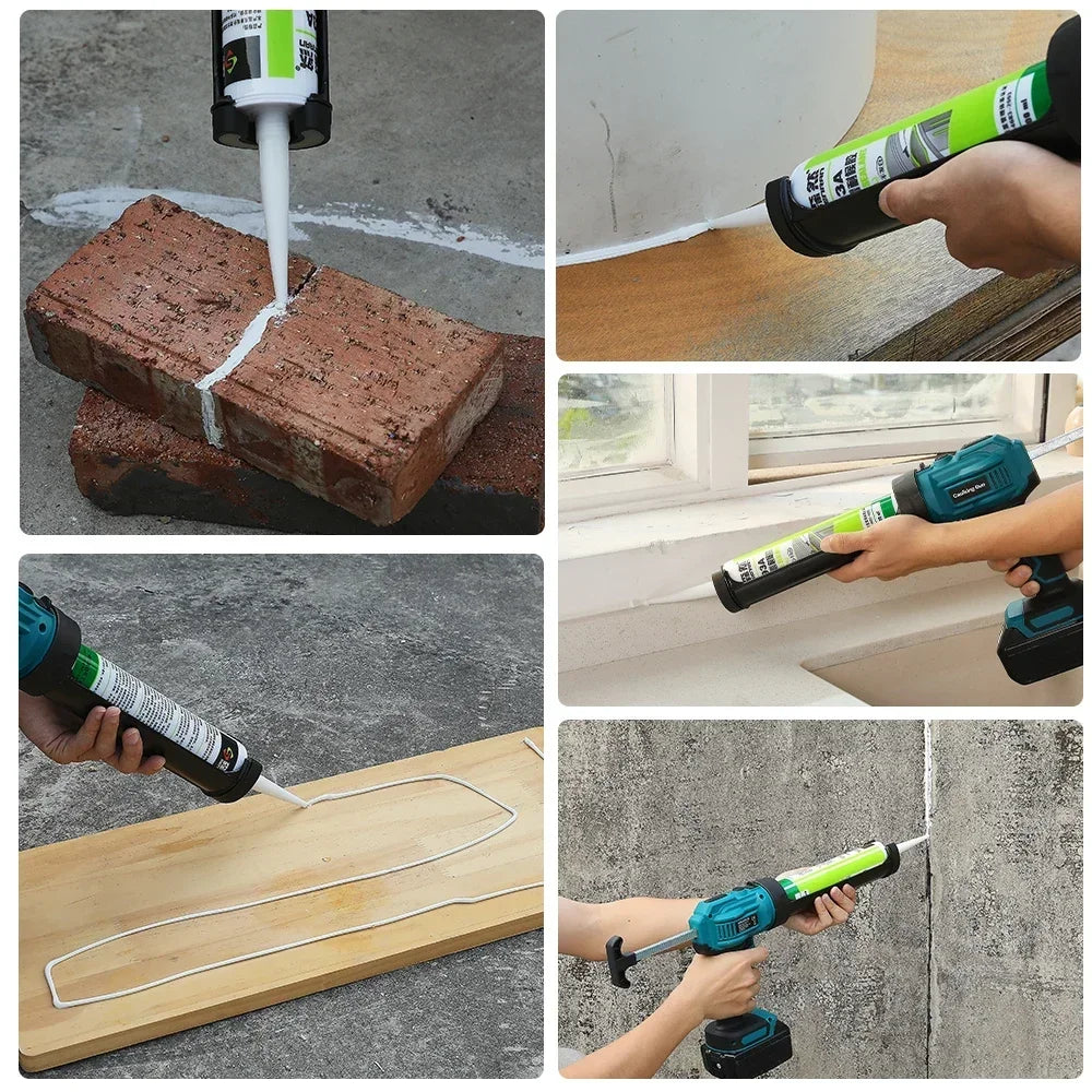 Makita Wireless Glass Windows Electric Glass Glue Gun Cement Glass Adhesive Glue Seal Sealant Filling Sewing Gun For 18V Battery