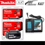 Makita 18V 5.0Ah Battery BL1850B BL1860B With DC18RC Charger Combo 100% New High Quality For DDF485Z DHP487 DTD149Z LXT Tools