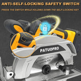 1500W Brushless Circular Saw 6.5 Inch Cordless Electric Saw 165MM Stone Woodworking Cutting Power Tools For Makita 18V Battery