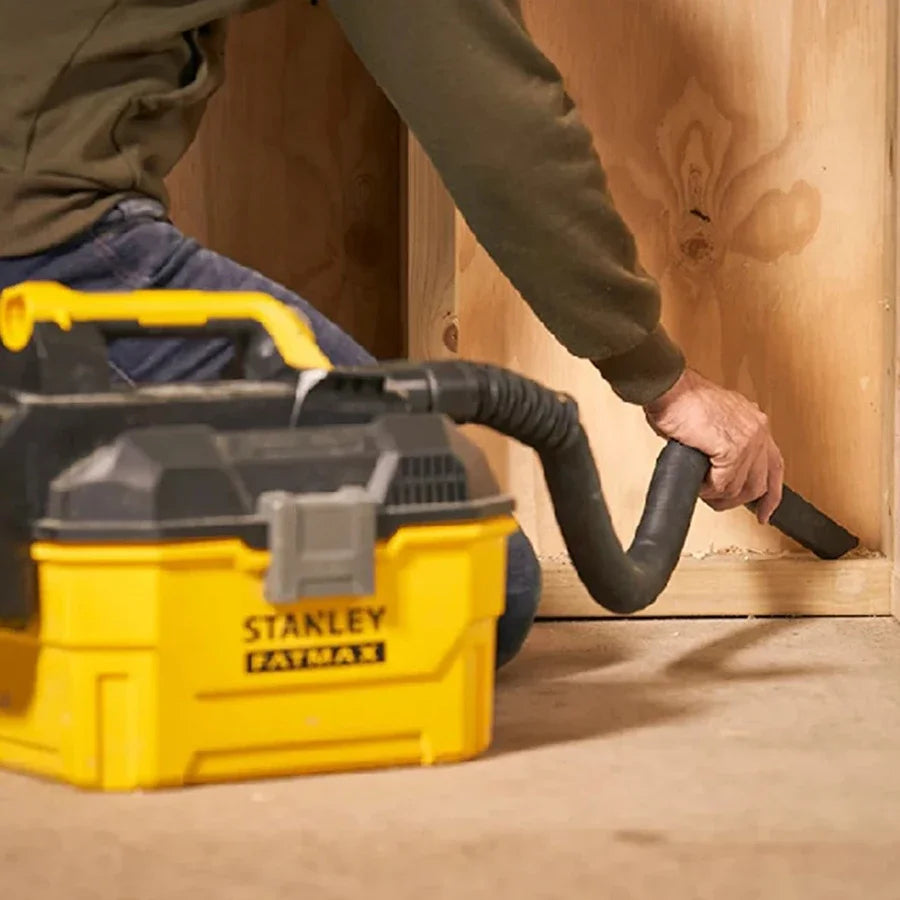 Stanley Rechargeable Cordless Vacuum Cleaner Wet & Dry 20V 7.5L Home Cleaning Construction Site Power Tools NO.SCV002