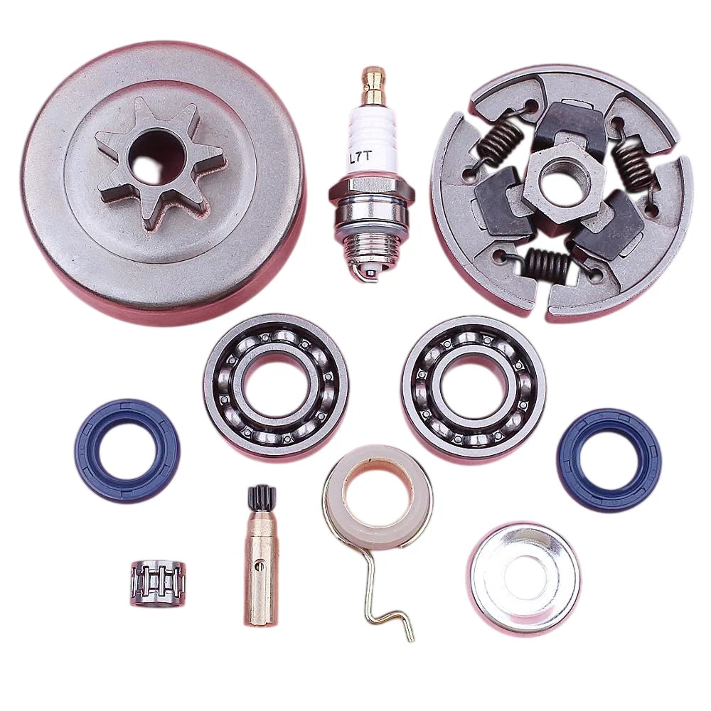 .325" 7T Clutch Drum Crank Bearing Oil Seal Kit For Stihl MS210 MS230 MS250 021 023 025 Chainsaw 9503 003 0340, 9638 003 1581