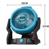 180 Degrees Rotary Outdoor Electric Fan Lithium Battery Drive Battery And Line Dual Use For Family Outdoor Fishing Camping