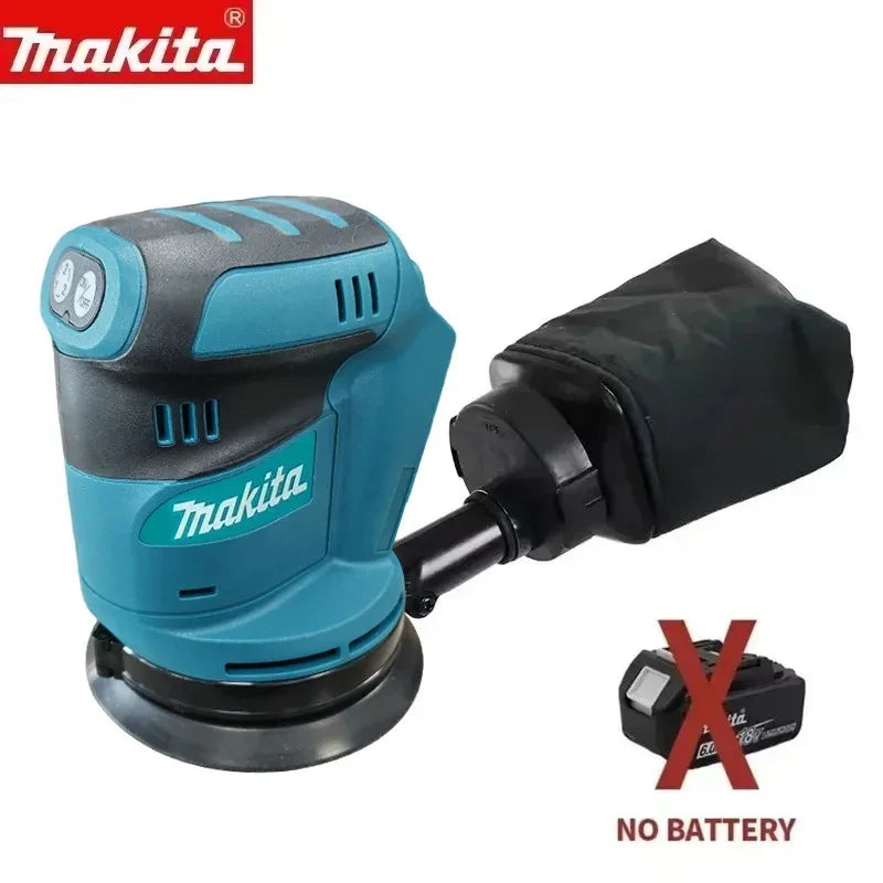 Makita DBO180Z Bare 18V Brushless 125mm Random Orbital Sander 3 Speed For Drywall Putty Home DIY Polishing