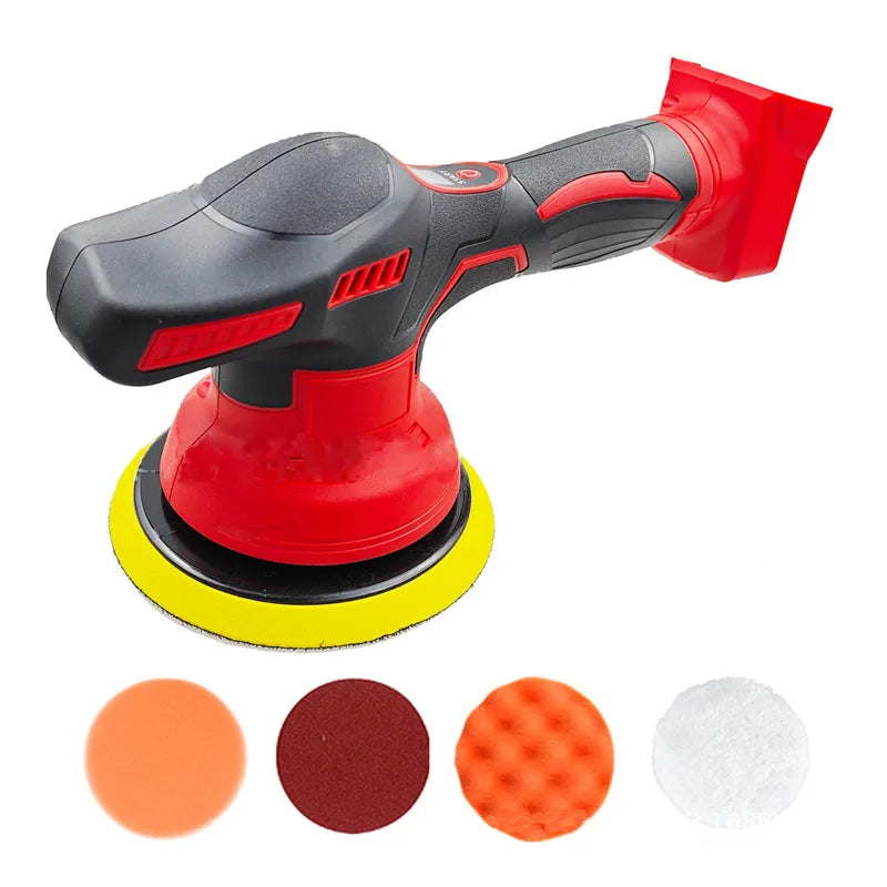 Fit for Milwaukee 18V Battery Cordless Car Polisher 8 Gears Electric Auto Polishing Machine Waxing Sanding Sealing Power Tools