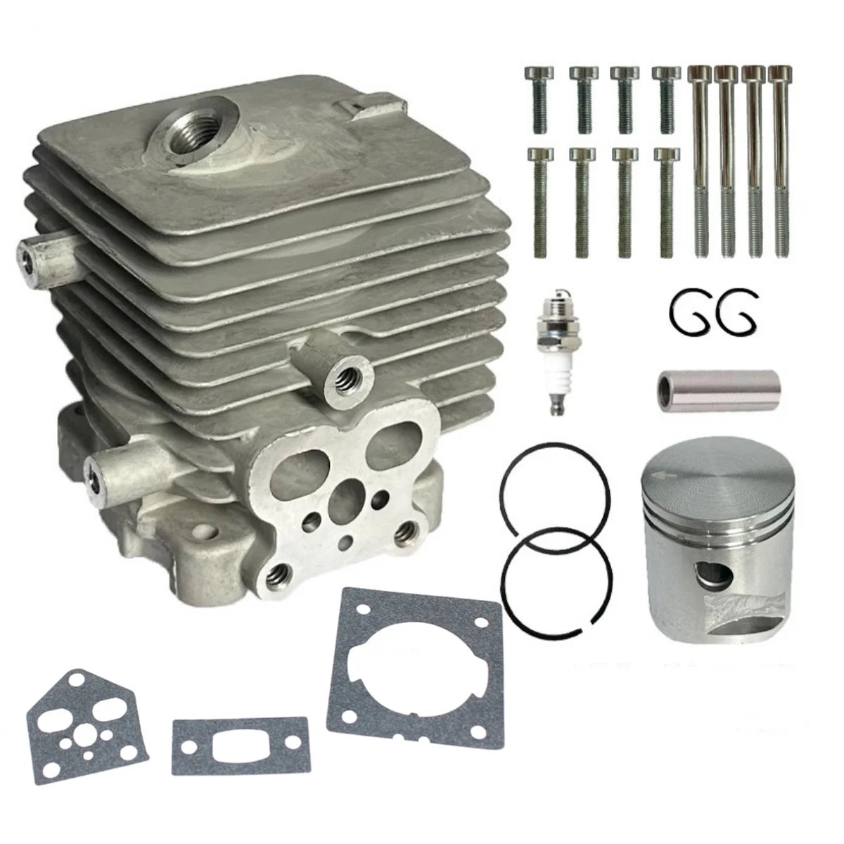 34mm Cylinder Piston Kit For Stihl BG56 BG56C SH56 SH56C BG86 BG86C BR200 SH86 SH86C SR200 4241 020 1203,4241 020 1204