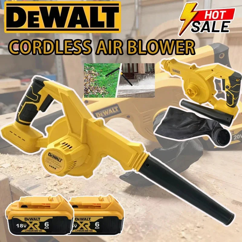Dewalt 2 in 1 Cordless Air Blower & Vacuum Cleaner Electric Dust Computer Collector Leaf Duster Power Tools For 18V Battery
