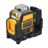 DEWALT DW089LG 12 Lines Green Laser Level 12V Cordless 3x360° with Magnetic Mount for Outdoor Leveling Tasks