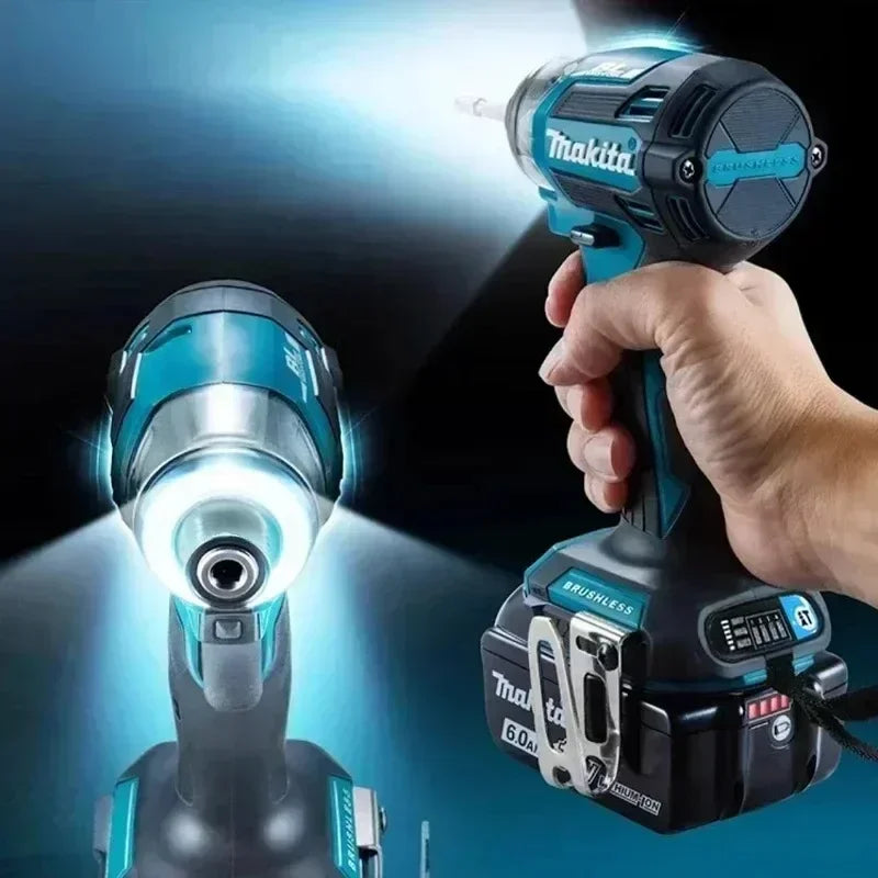 Makita DTD173 Blue 18V Brushless Cordless Impact Driver 180Nm 3600RPM Hand Tool For Wood Assembly Household DIY