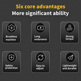 Dewalt DCF921 Wireless Brushless Impact Wrench 406N.m Electric Car Repair Home Maintenance Brand Tool