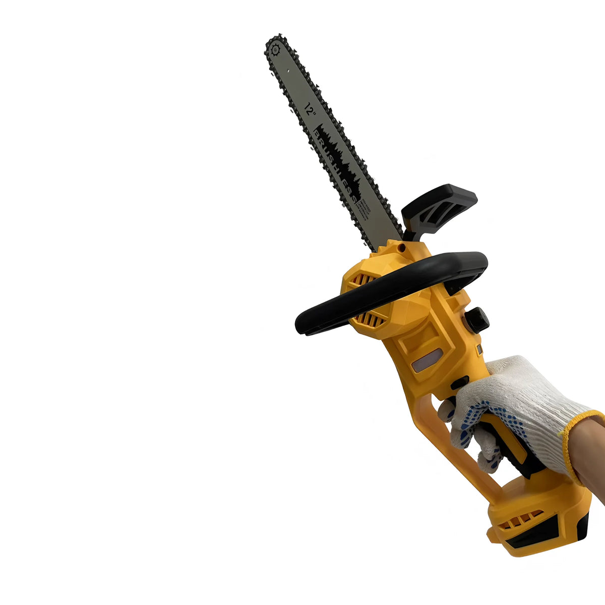 For DeWALT 20V Battery 12 Inch Brushless Chain Saw Auto Oiler High-power Cordless Electric Chainsaw Wood Cutting Power Tools