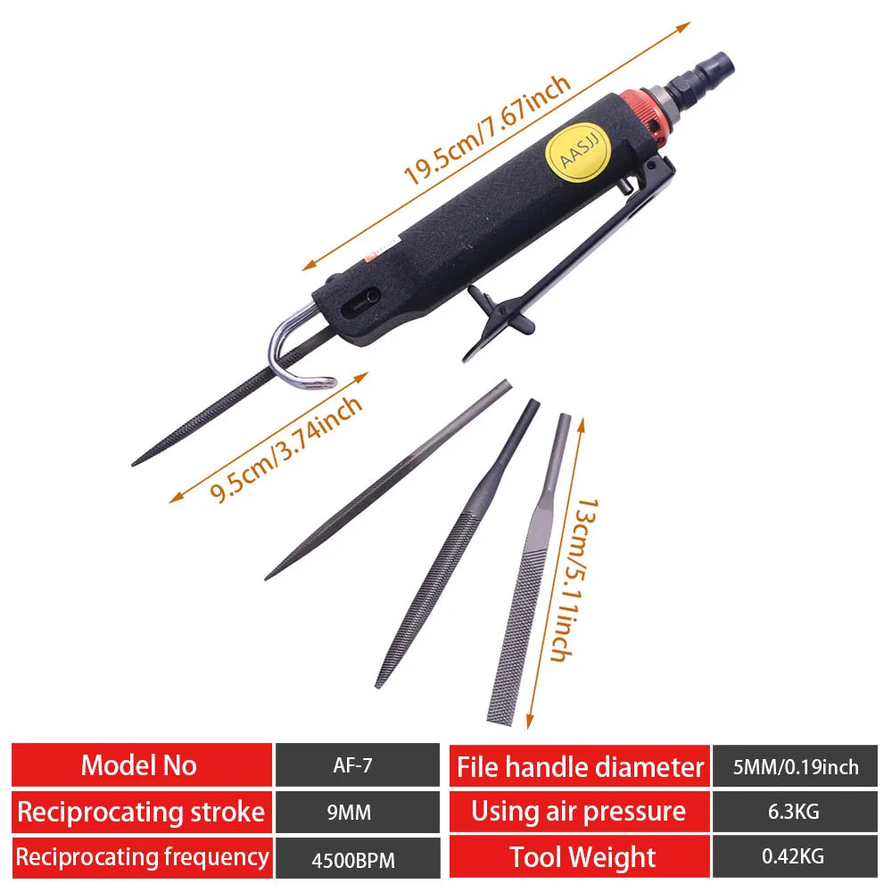 AF-7 Low Vibration Reciprocating Airsaw Metal Cut Saw with 7MM Stroke Length 4500BPM