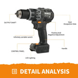 DEWALT DCF85M 18V Brushless Impact Driver 205Nm 3-Speed 101mm Compact 3x LED Ring Bare Tool