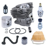 47mm Chainsaw Cylinder For Stihl MS362 MS362C Piston Ring Pin Circlip Kit Garden Part 1140 020 1200
