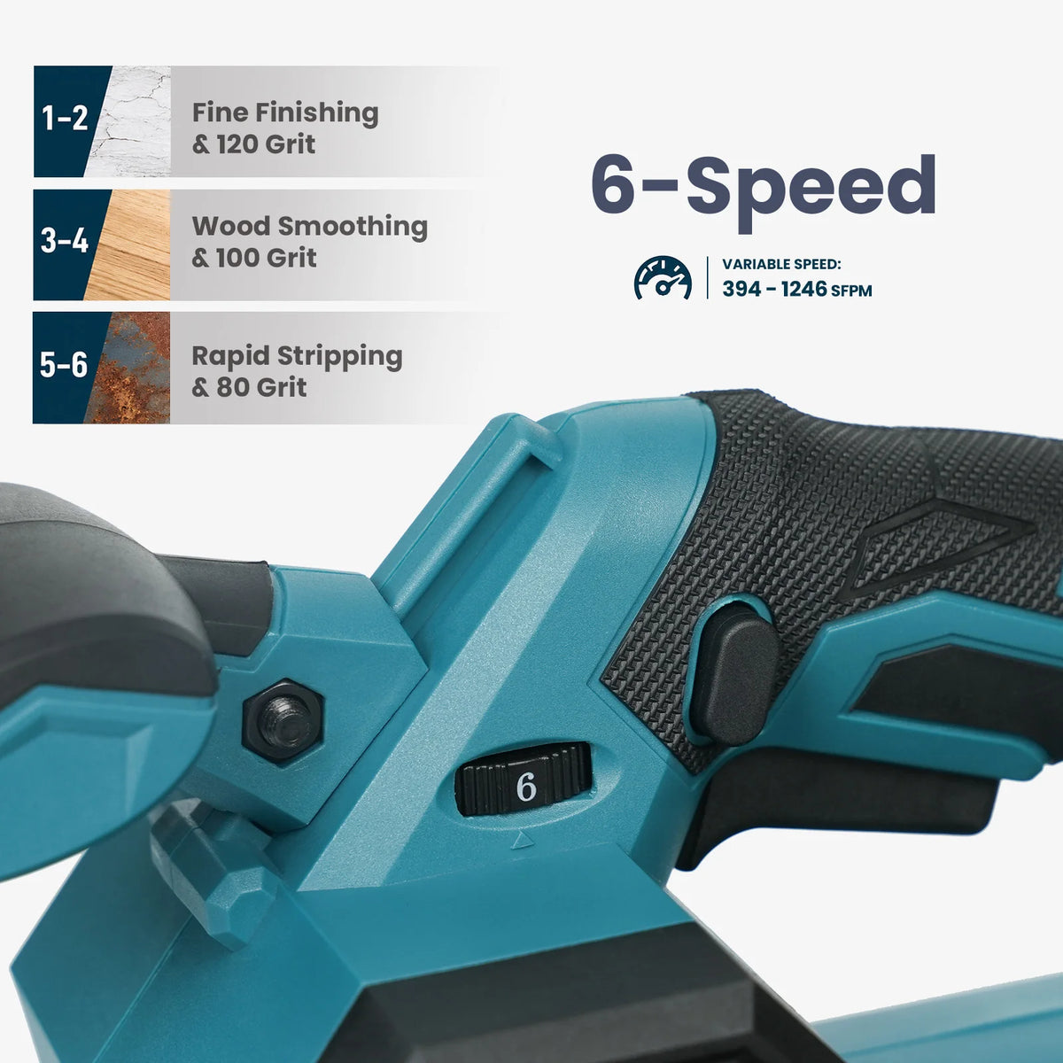 Cordless Belt Sander for Makita 18V BL1830 Battery (Tool Only) Brushless Power Sander Electric Sander Machine, Dust Bag Included