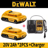 100% Genuine Dewalt 20V Battery, 20V 2Ah 5Ah 6Ah Battery DCB206 DCB209 DCB205 DCB184 For Dewalt Power tool Replacement Battery