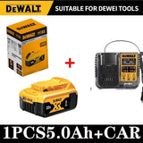 Dewalt 20V Battery 5AH 6AH 18V5.0AH Rechargeable Lithium Ion Battery, Dewalt DCB200 Power Tool Replacement Battery