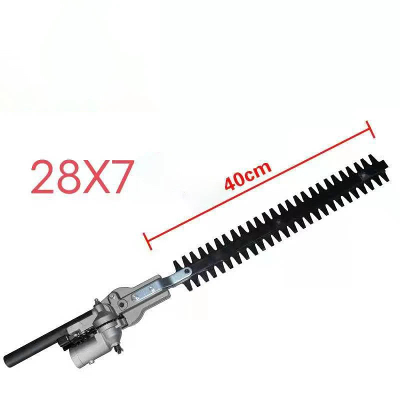26mm 28mm 9 Teeth 7T Lawn Mower Accessories Universal High Branch Hedge Shears Trimmer Garden Pruning Tools Gear Box Head Assy