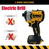 Dewalt DCF860 Cordless Brushless Electric Screwdriver Impact Function 20V Battery 282N.m Brushless Electric Drill DCF850Upgraded