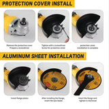 DEWALT DCG406 20V MAX XR Cordless Brushless 125mm Angle Grinder Bare Tool for Efficient Cutting Polishing And Grinding