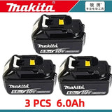 Original Makita 18V Rechargeable Battery 5Ah/6Ah/9.0Ah, Compatible with Makita 18V Power Tools BL1830, BL1840, BL1850, BL1860B