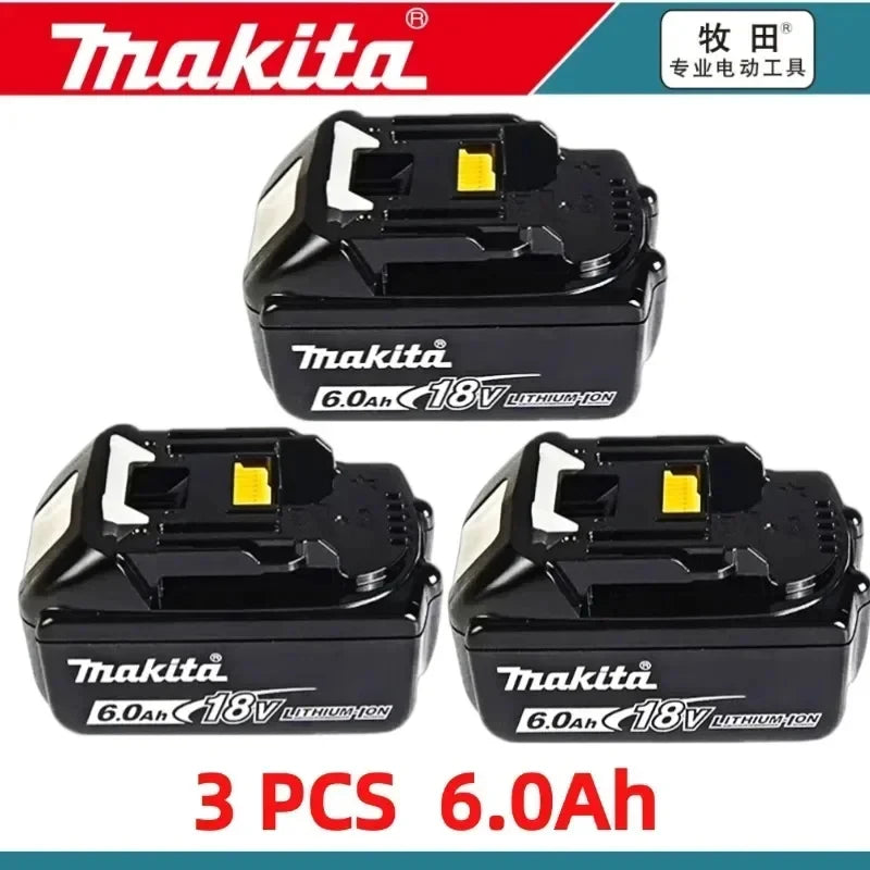 Original Makita 18V Rechargeable Battery 5Ah/6Ah/9.0Ah, Compatible with Makita 18V Power Tools BL1830, BL1840, BL1850, BL1860B