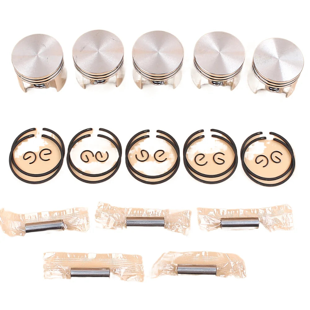 5Pcs/lot 37mm Piston Pin Rings Kit For STIHL 017 MS170 MS170C MS 170 Replace 11300302000 Chainsaw Engine Motor Parts