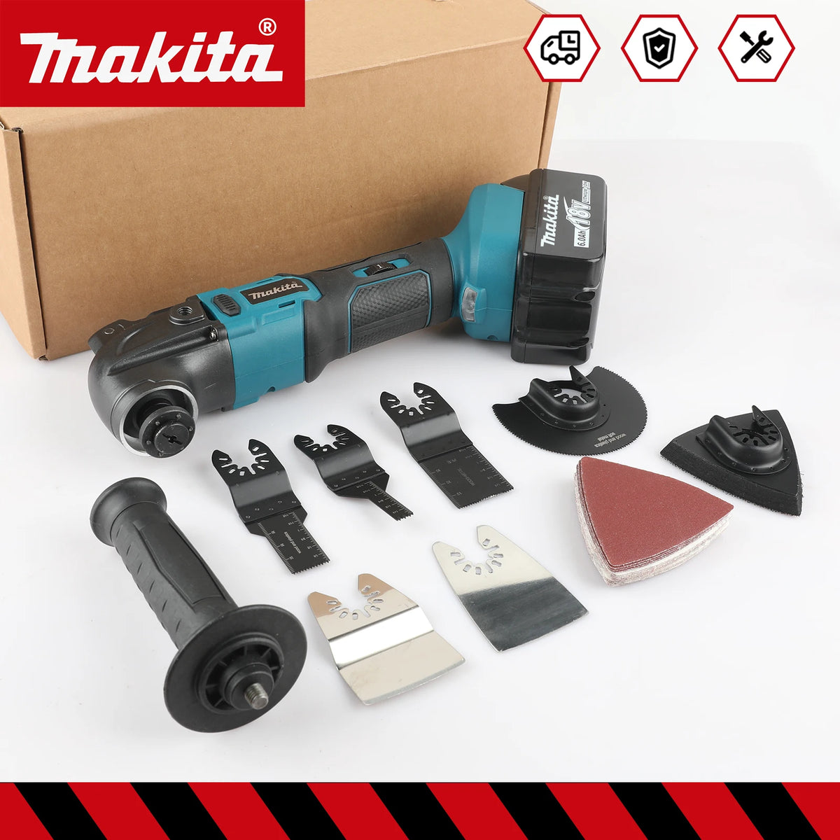 2026 Makita Brushless Quick Release Oscillating 18V Tool Multi Functional Tool Renovator Electric Trimmer Compatible.DTM51