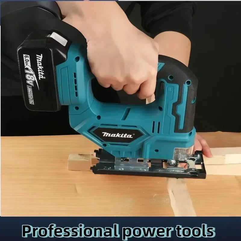 Makita DJV182 18V Cordless Jig Saw 2700rpm Power For Cutting Plywood Sheets During Custom Closet Shelf Installation Projects