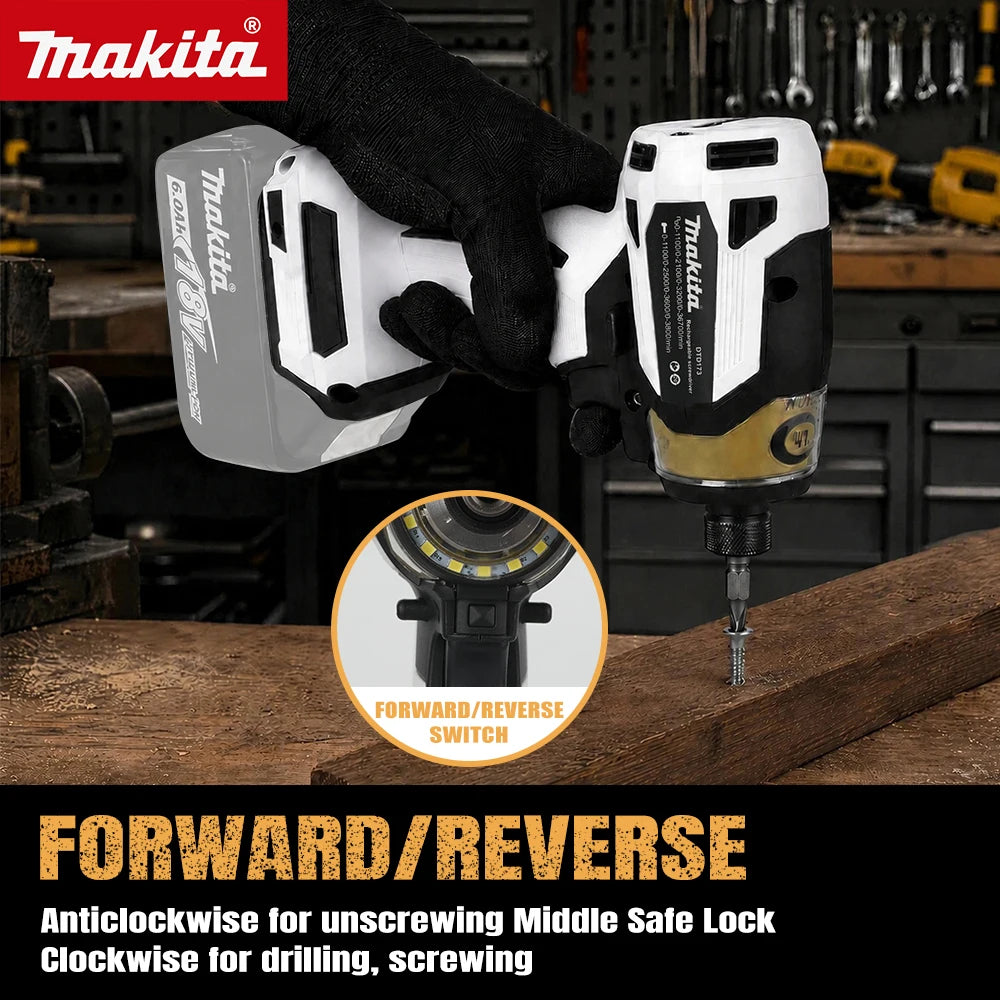 Makita DTD173 Commemorative Edition Rechargeable Impact Screwdriver, Electric Drill, Electric Screwdriver