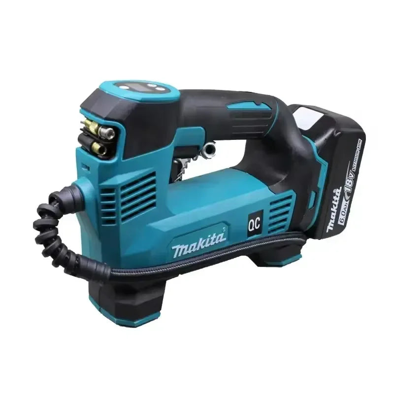Makita 18V Mini Air Compressor 130PSI 830KPA With LED Light 30-65L Car Electric Air Pump Auto Inflatable Tire Inflator