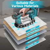 9 Speed Tile Laying Machine 400KG Tile Vibration Leveling Machine Cordless Tile Power Tool for Makita 18V Battery Pins