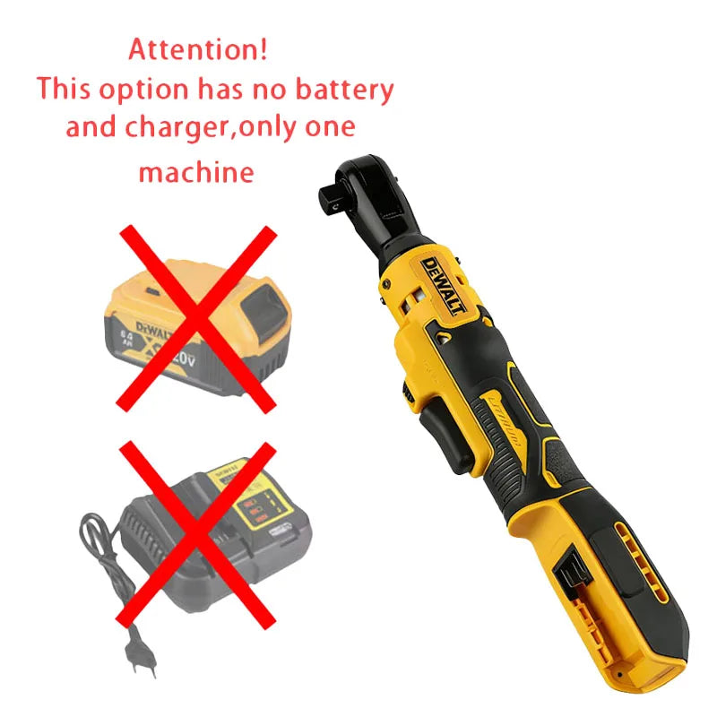 DEWALT DCF512 20V Max XR Cordless Brushless Ratchet Wrench Impact Wrench Lightweight Wireless Power Tool with Twist-Click Featur