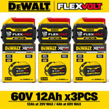 Original DEWALT DCB612 FLEXVOLT 60V MAX 12Ah Lithium Ion Rechargeable Battery for 20V and 60V MAX Cordless Power Tools