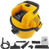 Cordless Wet Dry Vacuum Cleaner, Industrial High Power Shop Vacuum for DeWalt 20V Battery 3-in-1 Dry Wet Blow Dust Collector
